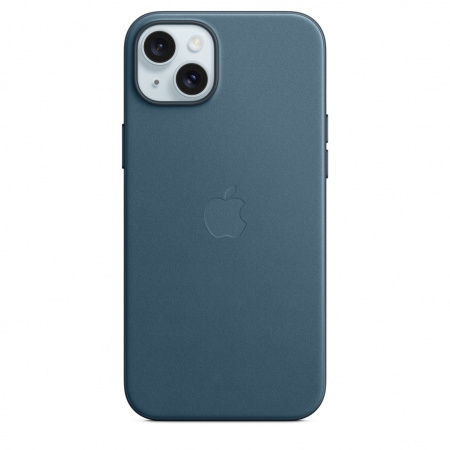 Apple iPhone 15 Plus FineWoven Case w MagSafe - Pacific Blue