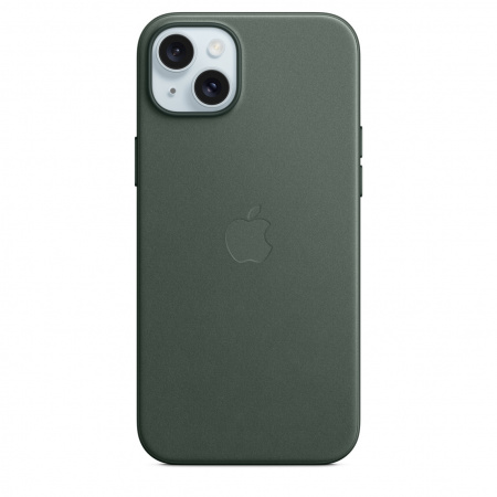Apple iPhone 15 Plus FineWoven Case w MagSafe - Evergreen