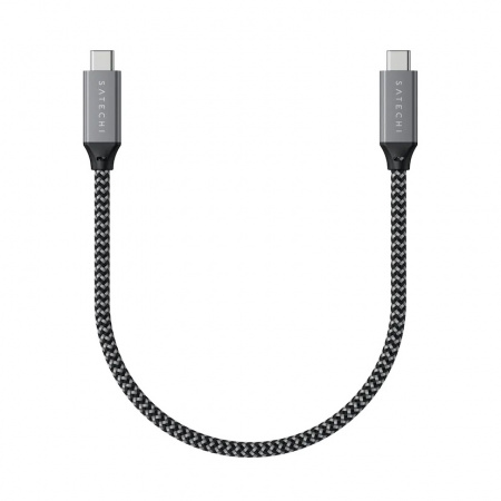Satechi USB4 C-To-C Braided Cable 40 Gbps 25cm - Grey