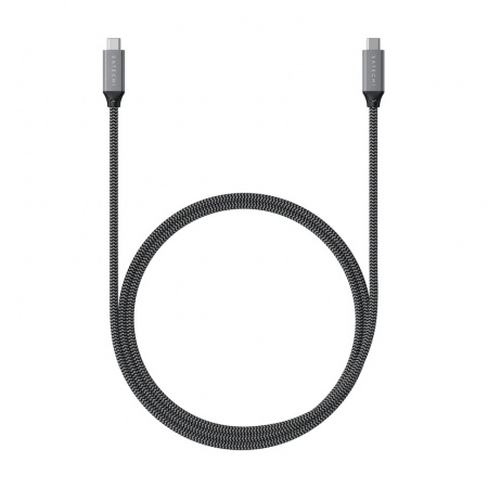Satechi USB4 C-To-C Braided Cable 40 Gbps 80cm - Grey