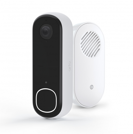Arlo Essential (Gen.2) Video Doorbell and Chime 2K Security wireless - 1 Doorbell and chime - White
