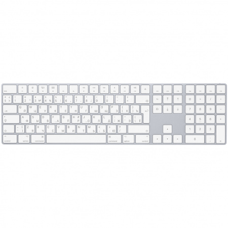 Apple Magic Keyboard (2017) with Numeric Keypad - Russian - Silver