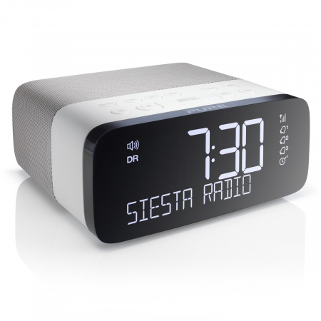 Pure Siesta Rise bedside DAB+ radio - Polar