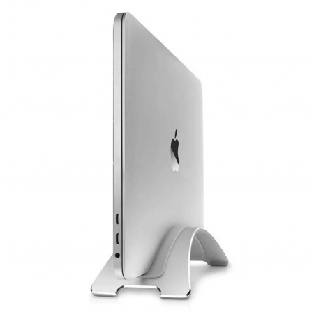 TwelveSouth BookArc Vertical Stand for MacBook 2020 - Silver