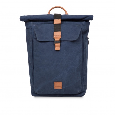 Knomo NOVELLO Roll Top Backpack 15inch - Navy