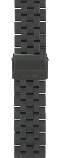 Withings Metal 3in1 Wristband 20mm for Scanwatch 42mm, Scanwatch Horizon, Steel HR 40mm, Steel HR Sport - Slate Grey
