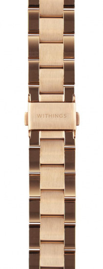 Withings Metal 3in1 Wristband 18mm w Rose Gold buckle for Scanwatch 38mm, Steel HR 36mm, Withings Move - Rose Gold