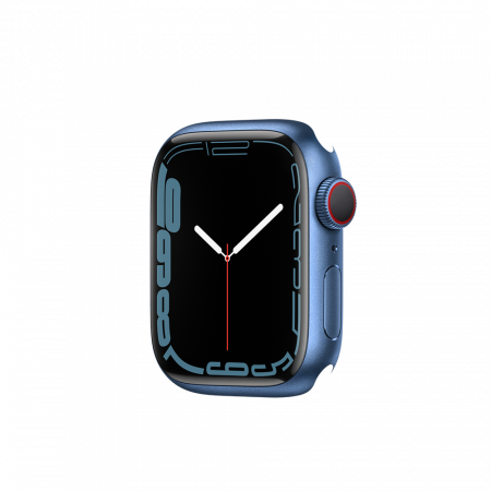 Apple Watch S7 Cellular, 41mm Blue Aluminium Case Only (DEMO)