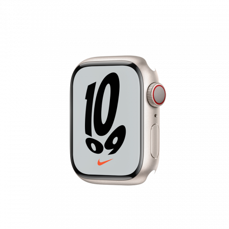 Apple Watch Nike S7 Cellular, 41mm Starlight Aluminium Case Only (DEMO)