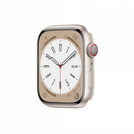 Apple Watch S8 Cellular 45mm Starlight Aluminium Case Only (DEMO)