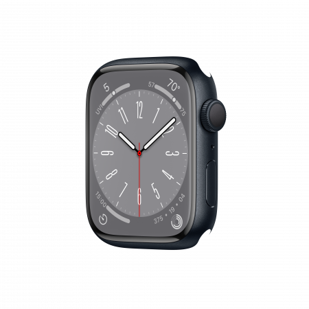Apple Watch S8 GPS 45mm Midnight Aluminium Case Only (DEMO)
