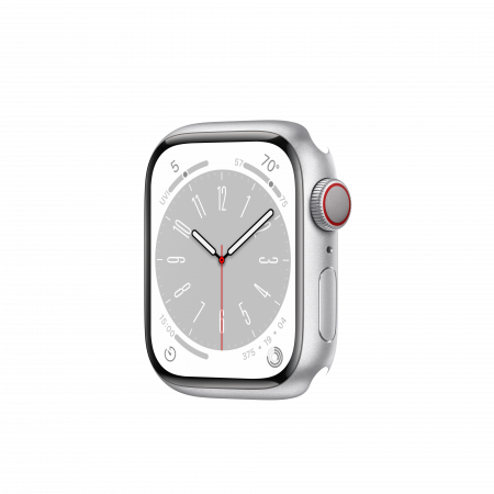 Apple Watch S8 Cellular 41mm Silver Aluminium Case Only (DEMO)