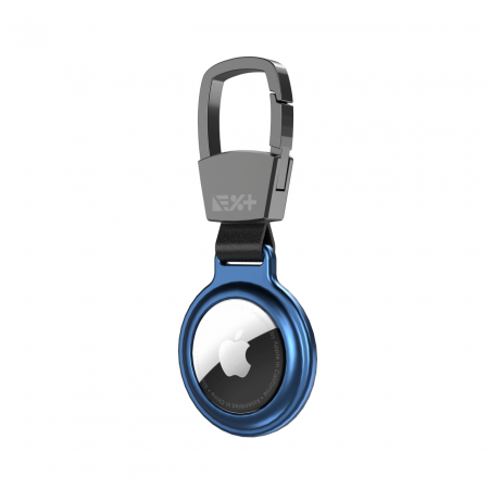 Next One Magnetic Aluminium Key Carabiner for AirTag Blue