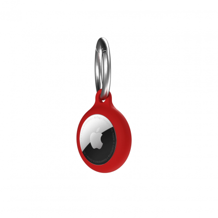Next One Silicone Key Clip for AirTag Red