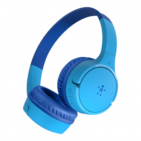 Belkin SOUNDFORMª Mini - Wireless On-Ear Headphones for Kids - Blue