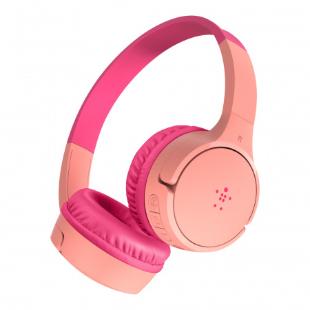 Belkin SOUNDFORMª Mini - Wireless On-Ear Headphones for Kids - Pink