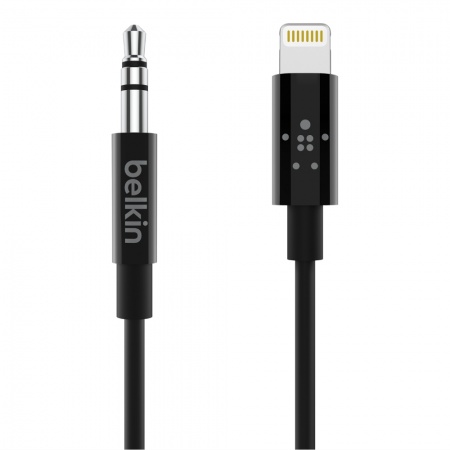 Belkin Lightning to 3.5mm Audio Cable 0.9m - Black