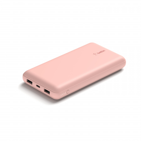 Belkin BOOST CHARGE (20000 mAH) Power Bank - USB-A & C 15w - Rose Gold