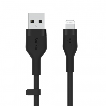 Belkin BOOST CHARGE Silicone cable USB-A to Lightning - 1M - Black