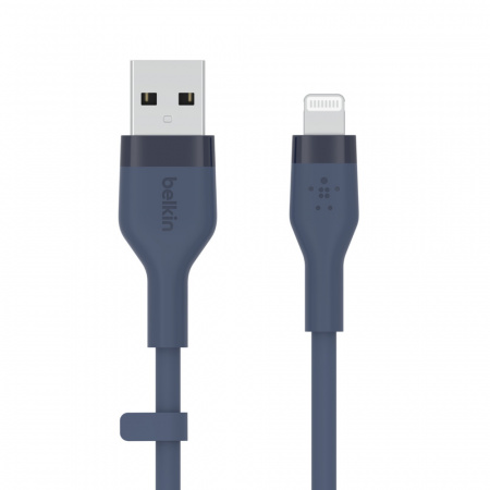 Belkin BOOST CHARGE Flex Silicone cable USB-A to Lightning - 1M - Blue