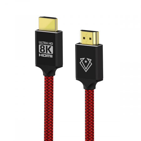 Vertux Gaming Vertulink-300 2.1 8k HDMI Cable 1.5m - Red