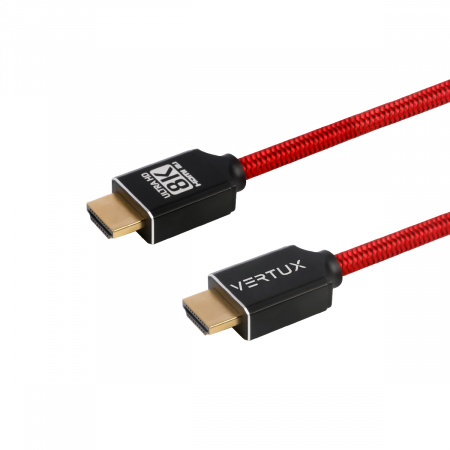 Vertux Gaming Vertulink-300 2.1 8k HDMI Cable 3.0m - Red