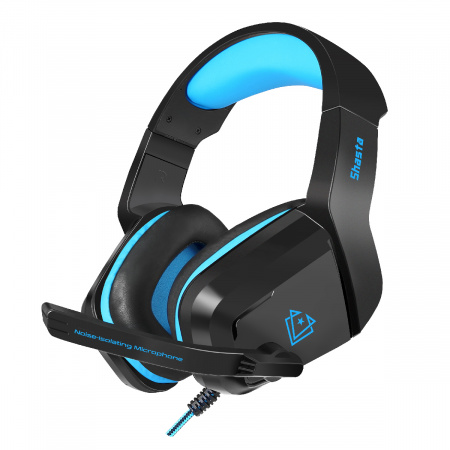 Vertux Gaming Shasta Wired Headphones input 3.5mm - Blue