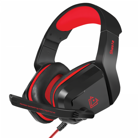 Vertux Gaming Shasta Wired Headphones input 3.5mm - Red