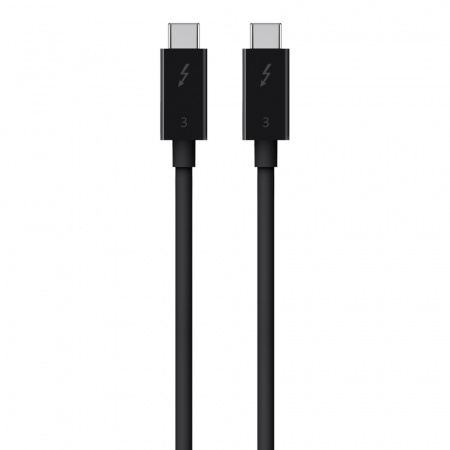 Belkin Thunderboltª 3 Cable USB-C to USB-C 100W 40Gbps 5K/Ultra HD 0.8m - Black