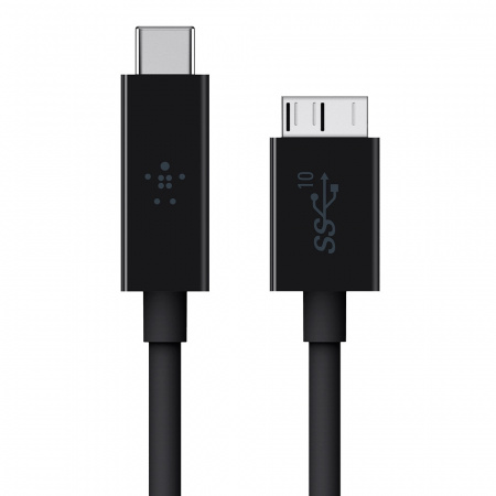 Belkin Cable USB 3.1 USB-C to MicroUSB 1.0m - Black