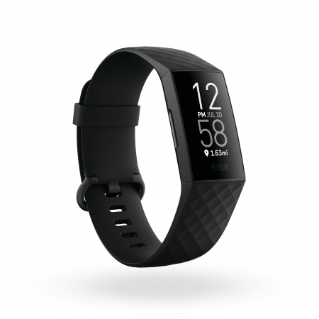 Fitbit Charge 4 (NFC) w integrated GPS & FitbitPay - Black / Black