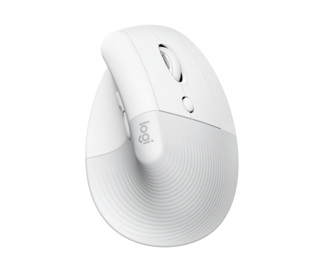 Logitech Lift for Mac Vertical Ergonomic Mouse - Off-White/Pale Grey