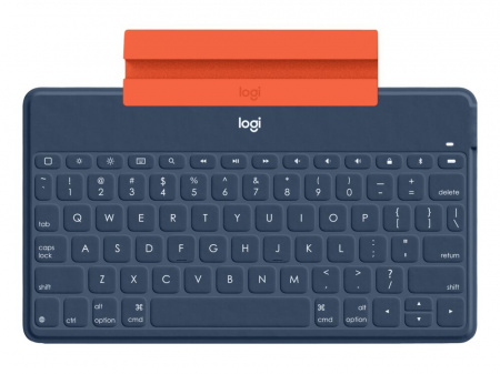 Logitech Keys-to-go Ultra-light, Ultra-Portable Bluetooth Keyboard for iPhone, iPad, Apple TV and Mac - ClassicBlue - UK