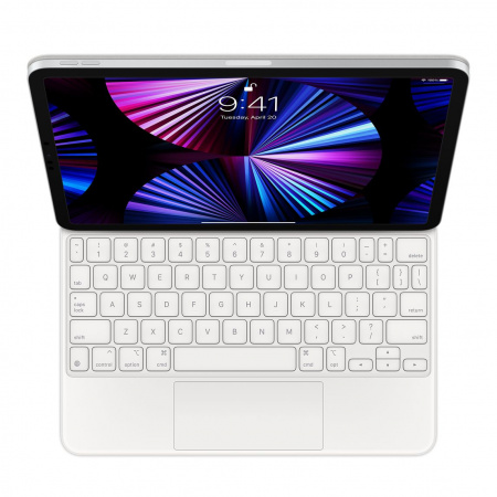 Apple Magic Keyboard for iPad Air (4/5th gen) and iPad Pro 11 (3/4th gen) - Russian - White