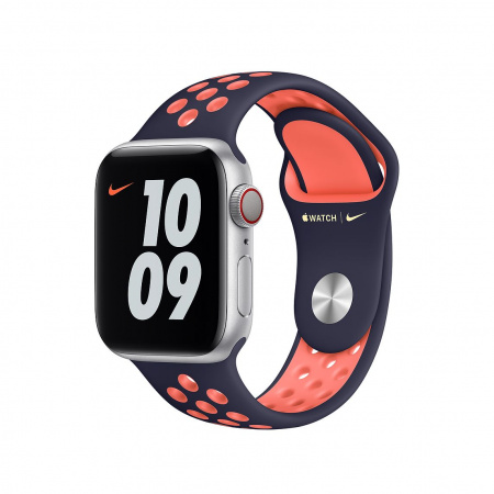 red and black nike apple watch band