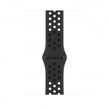 Apple Watch 45mm Nike Band:  Anthracite/Black Nike Sport Band - Regular