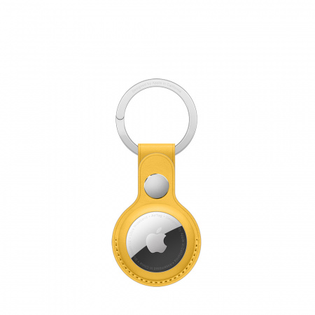 Apple AirTag Leather Key Ring - Meyer Lemon (Seasonal Summer2021)