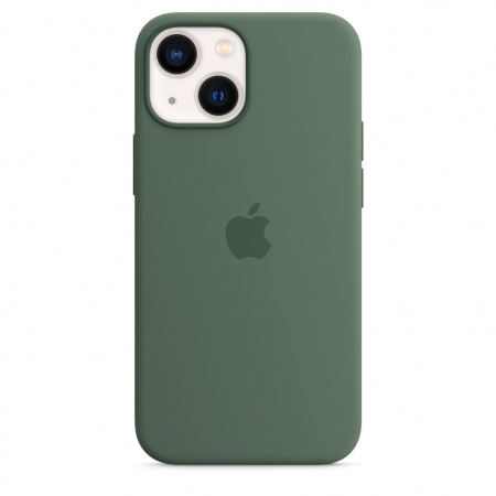 Apple iPhone 13 mini Silicone Case with MagSafe - Eucalyptus (Seasonal Spring 2022)