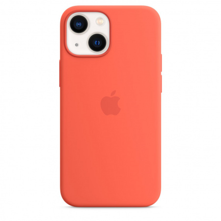 Apple iPhone 13 mini Silicone Case with MagSafe - Nectarine (Seasonal Spring 2022)