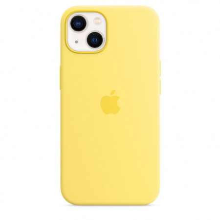 Apple iPhone 13 Silicone Case with MagSafe - Lemon Zest (Seasonal Spring 2022)