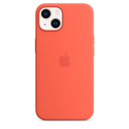 Apple iPhone 13 Silicone Case with MagSafe - Nectarine (Seasonal Spring 2022)
