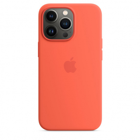 Apple iPhone 13 Pro Silicone Case with MagSafe - Nectarine (Seasonal Spring 2022)