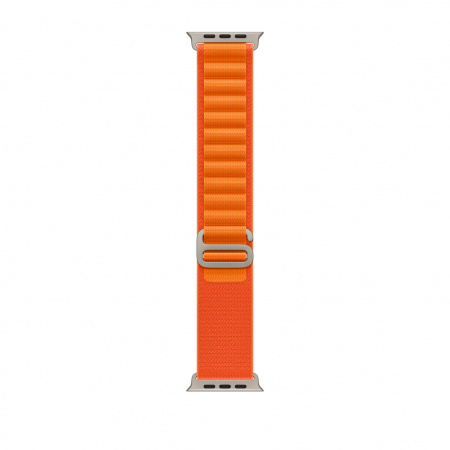 Apple Watch 49mm Band: Orange Alpine Loop - Small