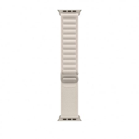 Apple Watch 49mm Band: Starlight Alpine Loop - Medium