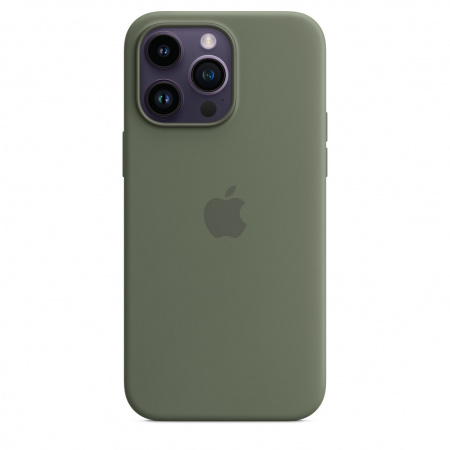 Apple iPhone 14 Pro Max Silicone Case with MagSafe - Olive (SEASONAL 2023 Spring)