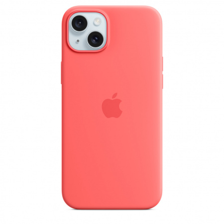 Apple iPhone 15 Plus Silicone Case w MagSafe - Guava