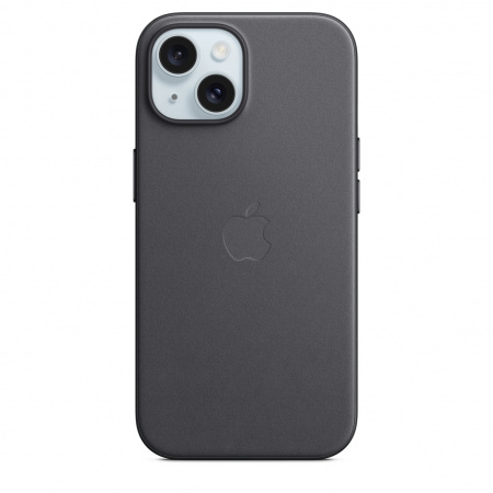 Apple iPhone 15 FineWoven Case w MagSafe - Black