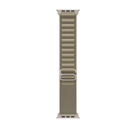 Apple Watch 49mm Band: Olive Alpine Loop - Medium