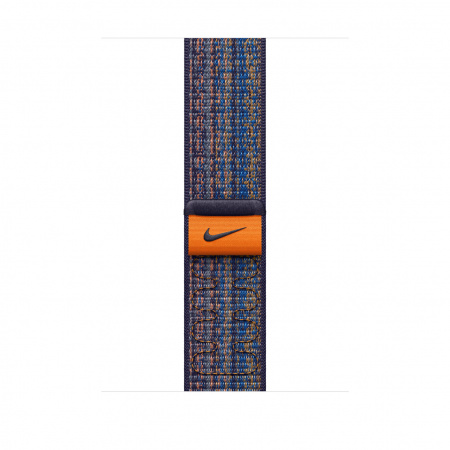 Apple Watch 45mm Nike Band: Game Royal/Orange Nike Sport Loop
