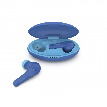 Belkin SOUNDFORM Nano True Wireless Earbuds for Kids - Blue